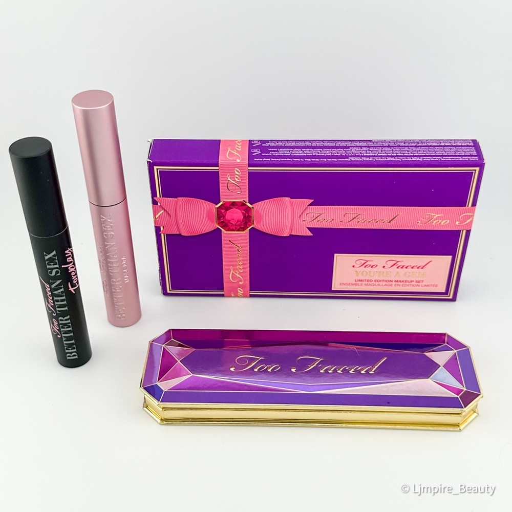 🆕 TOO FACED You’re A Gem Limited Edition Makeup Set: Eyeshadow, Mascara & Primer